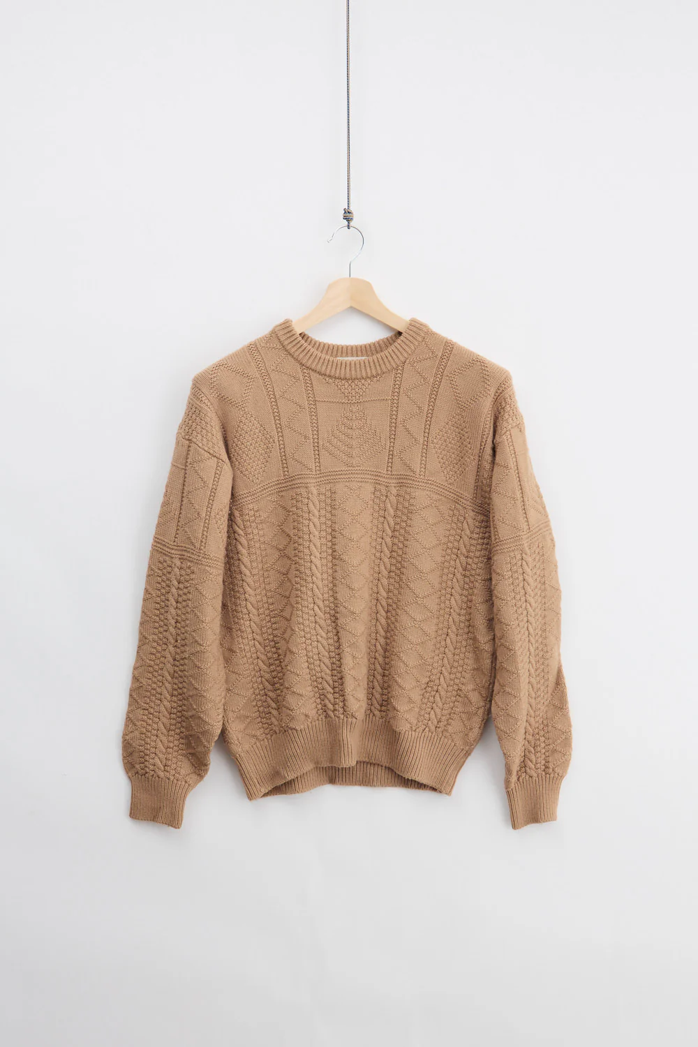 Wool Cable Knit Sweater (M)