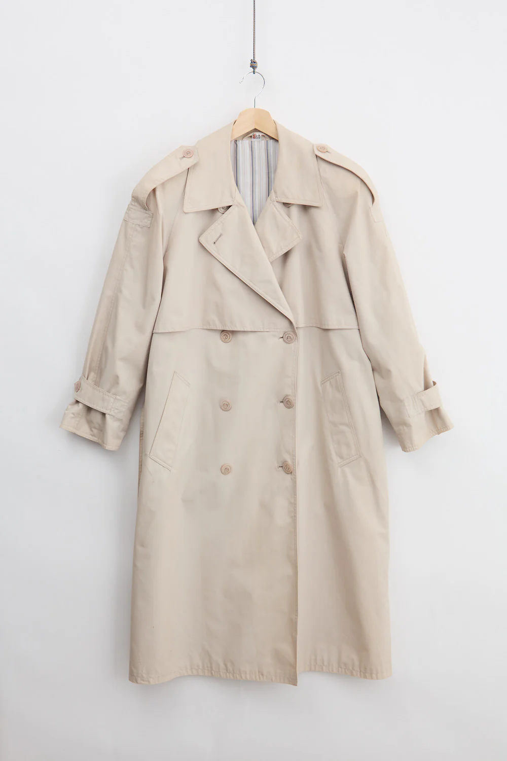 Double Breasted Trench Coat (L)