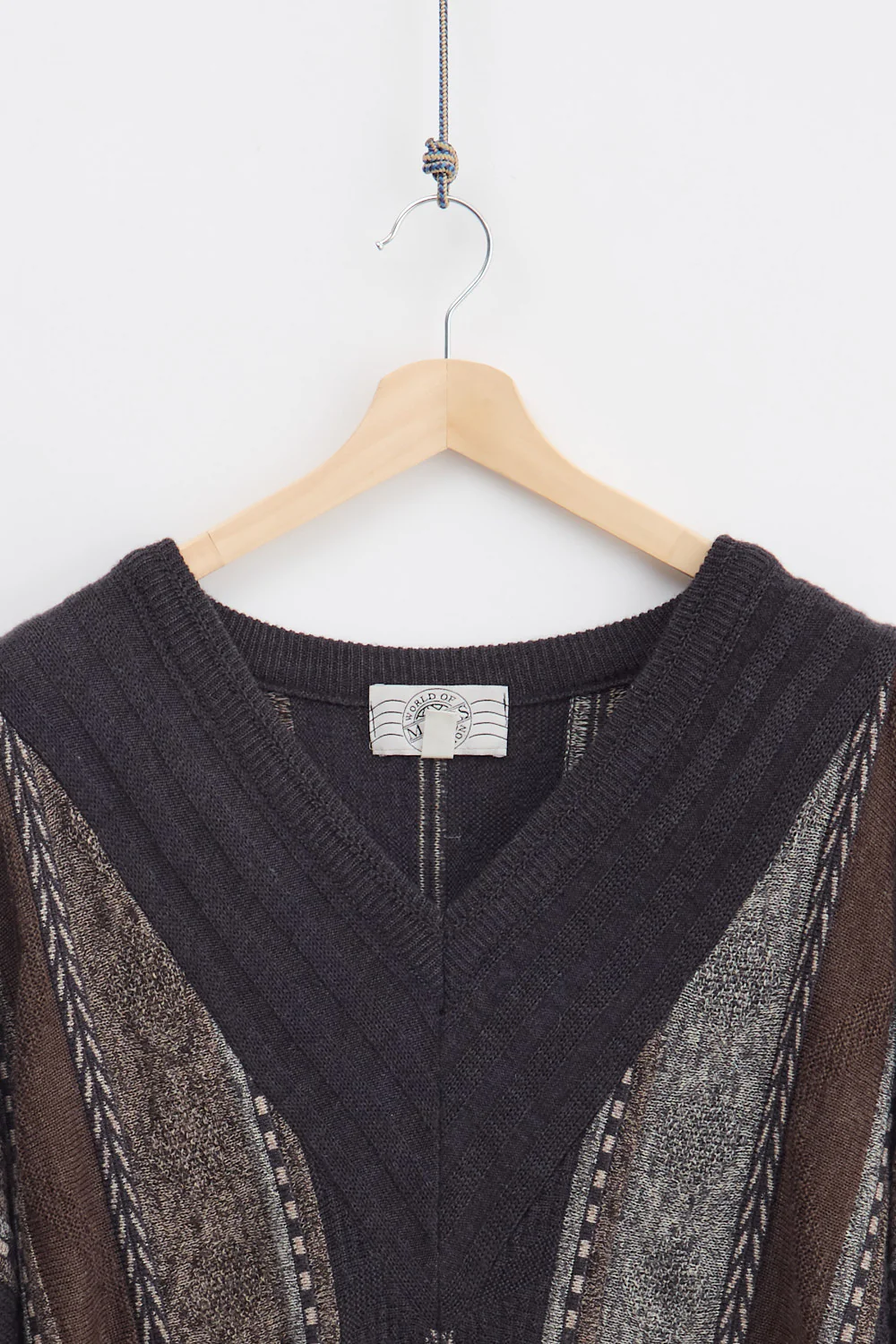 Jaquard Wool Knit Sweater (XL) - Image 2
