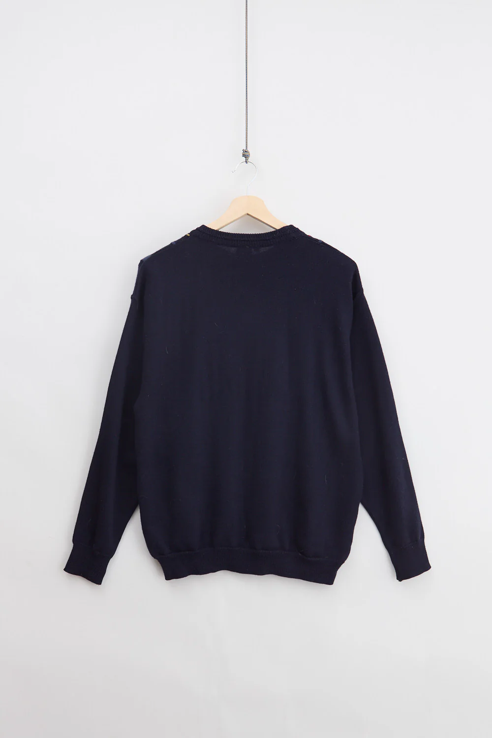 Jaquard Wool Knit Sweater (L) - Image 2
