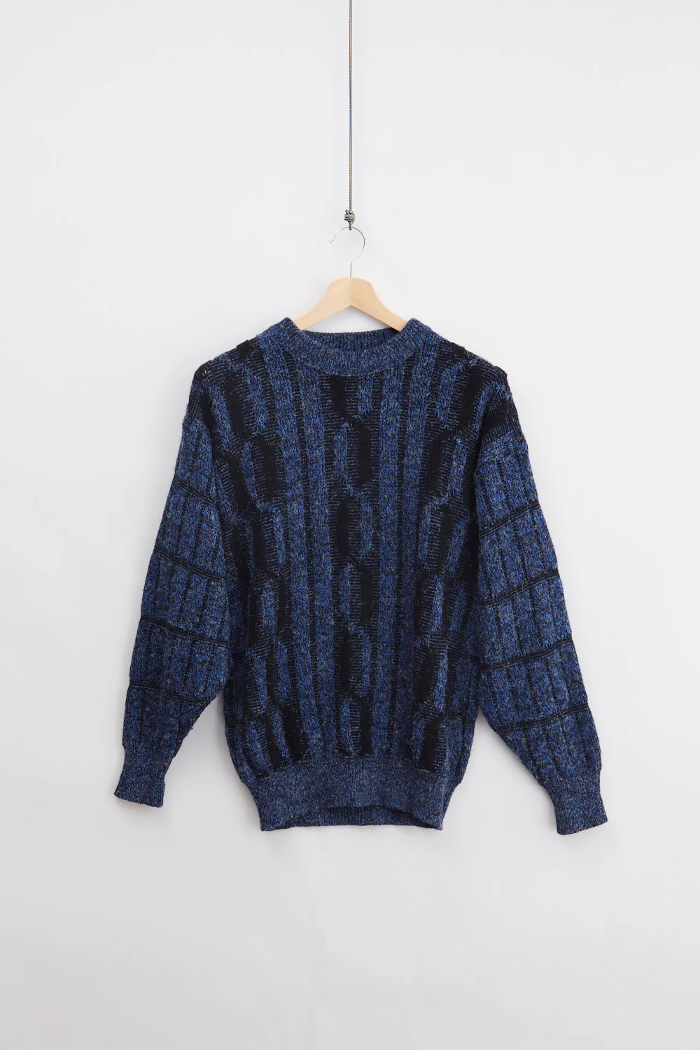 Cable Knit Wool Sweater (L)