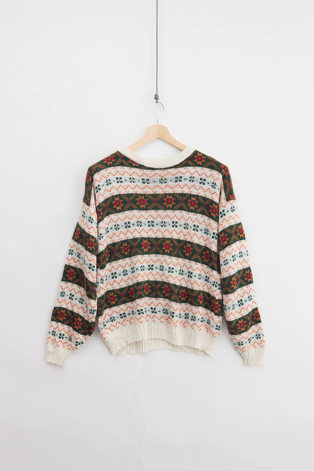 Jaquard Knit Sweater (L)