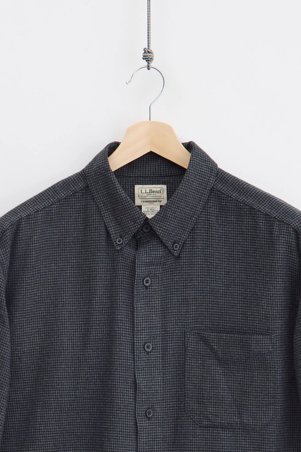 L.L. Bean Houndstooth Shirt (L) - Image 2