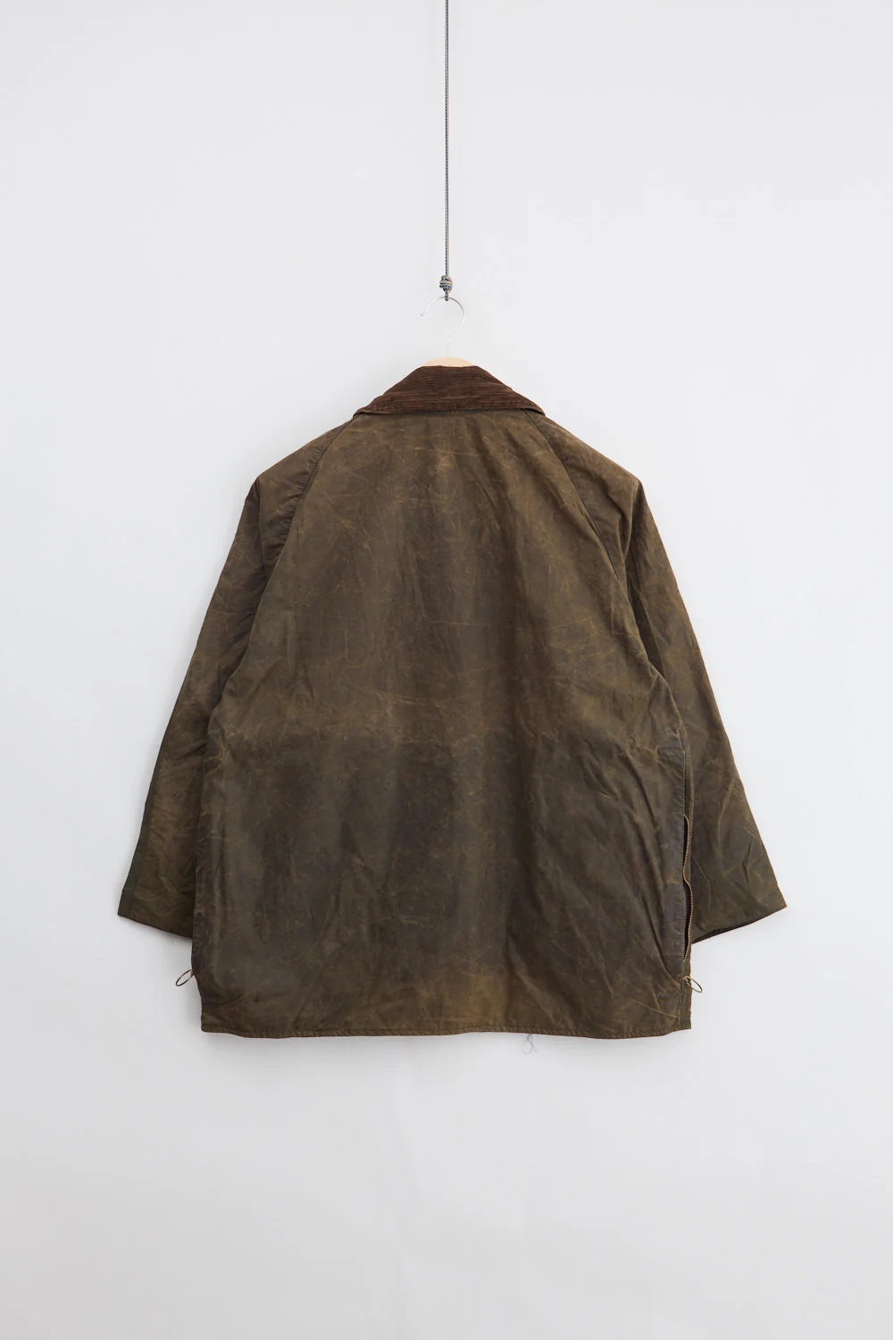 90's Barbour Beaufort Waxed Jacket (L) - Image 3