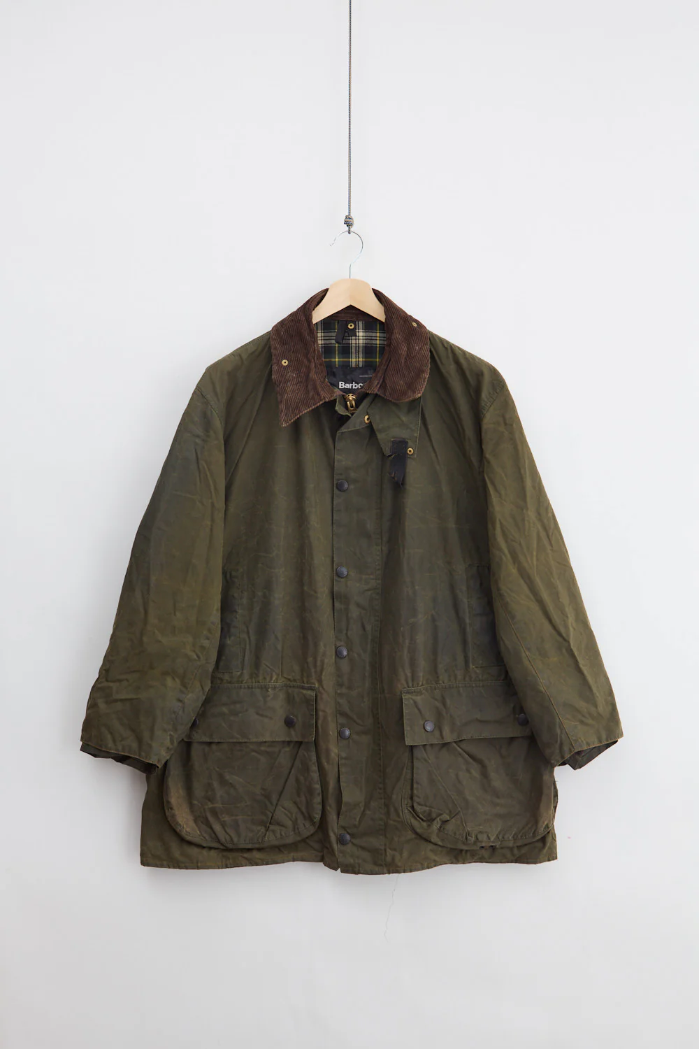 90's Barbour Border Waxed Coat (XL)