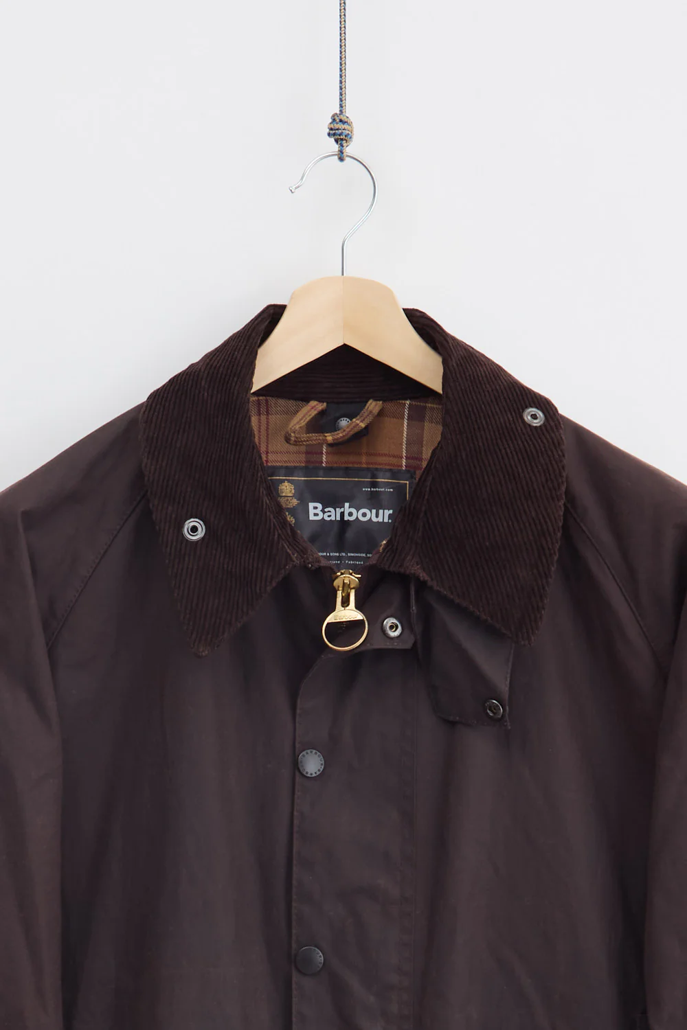 00's Barbour Beaufort Waxed Jacket (XL) - Image 2
