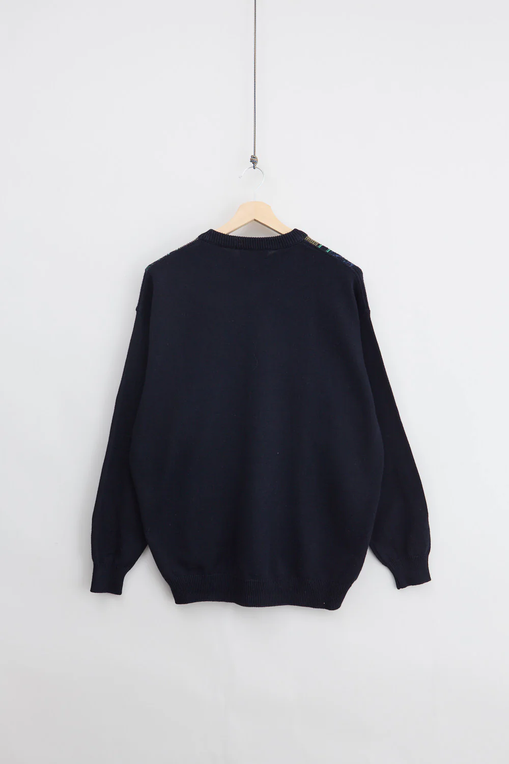Jaquard Wool Knit Sweater (L) - Image 3