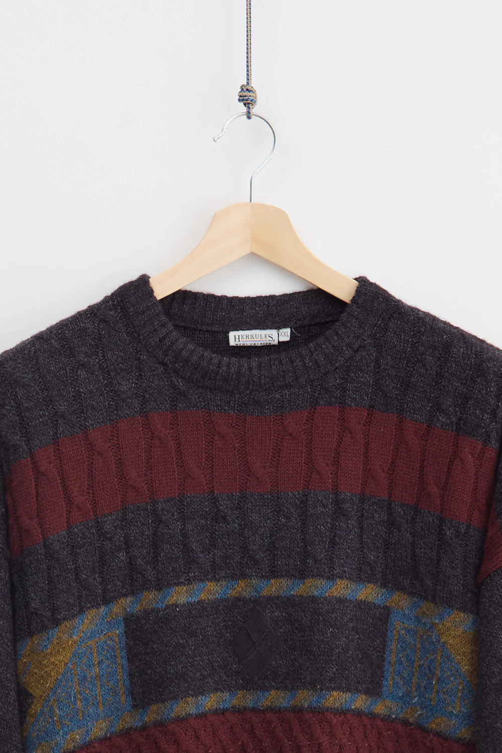 Jaquard Wool Knit Sweater (2XL) - Image 2