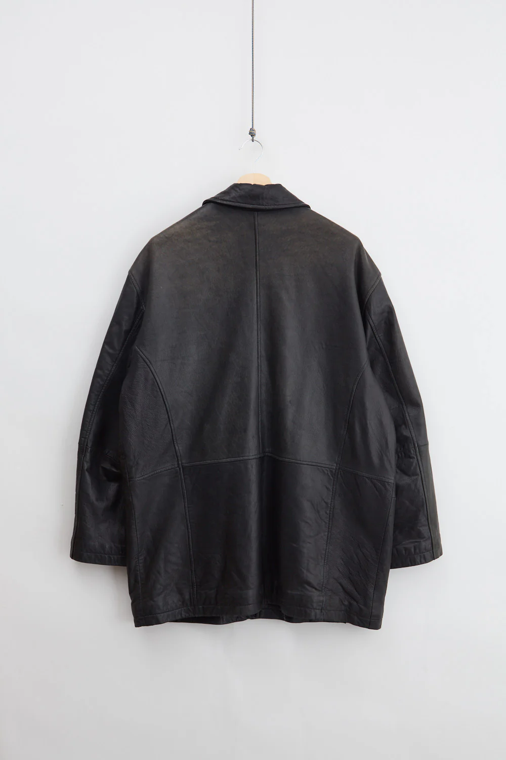 Heavyweight Leather Car Coat (XL) - Image 2
