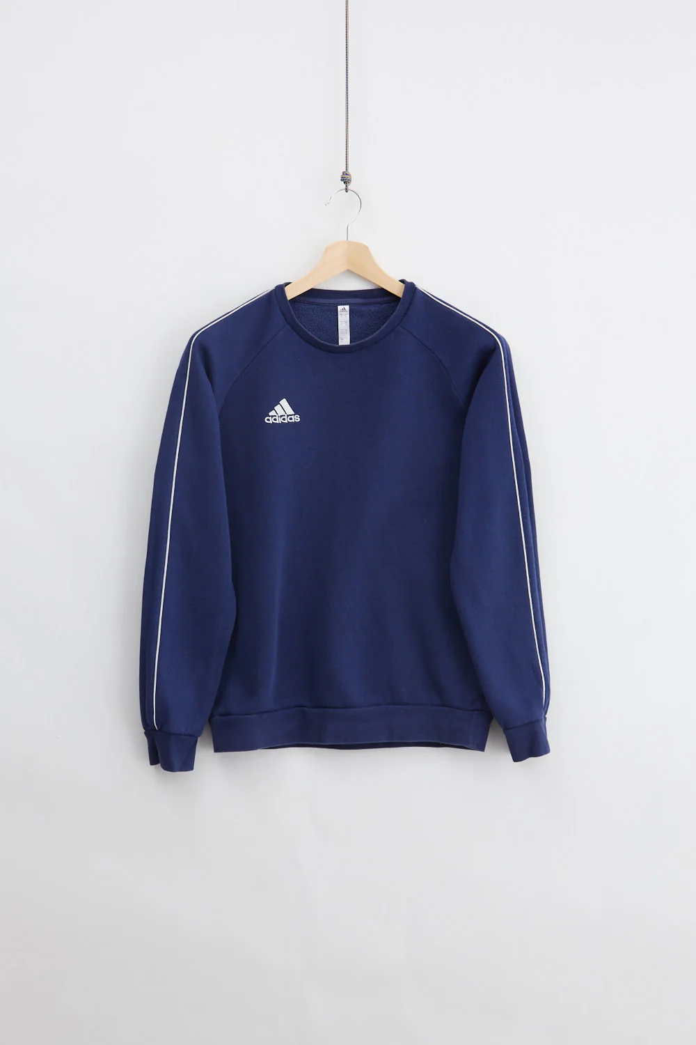 Striped Adidas Crewneck Sweatshirt (M)