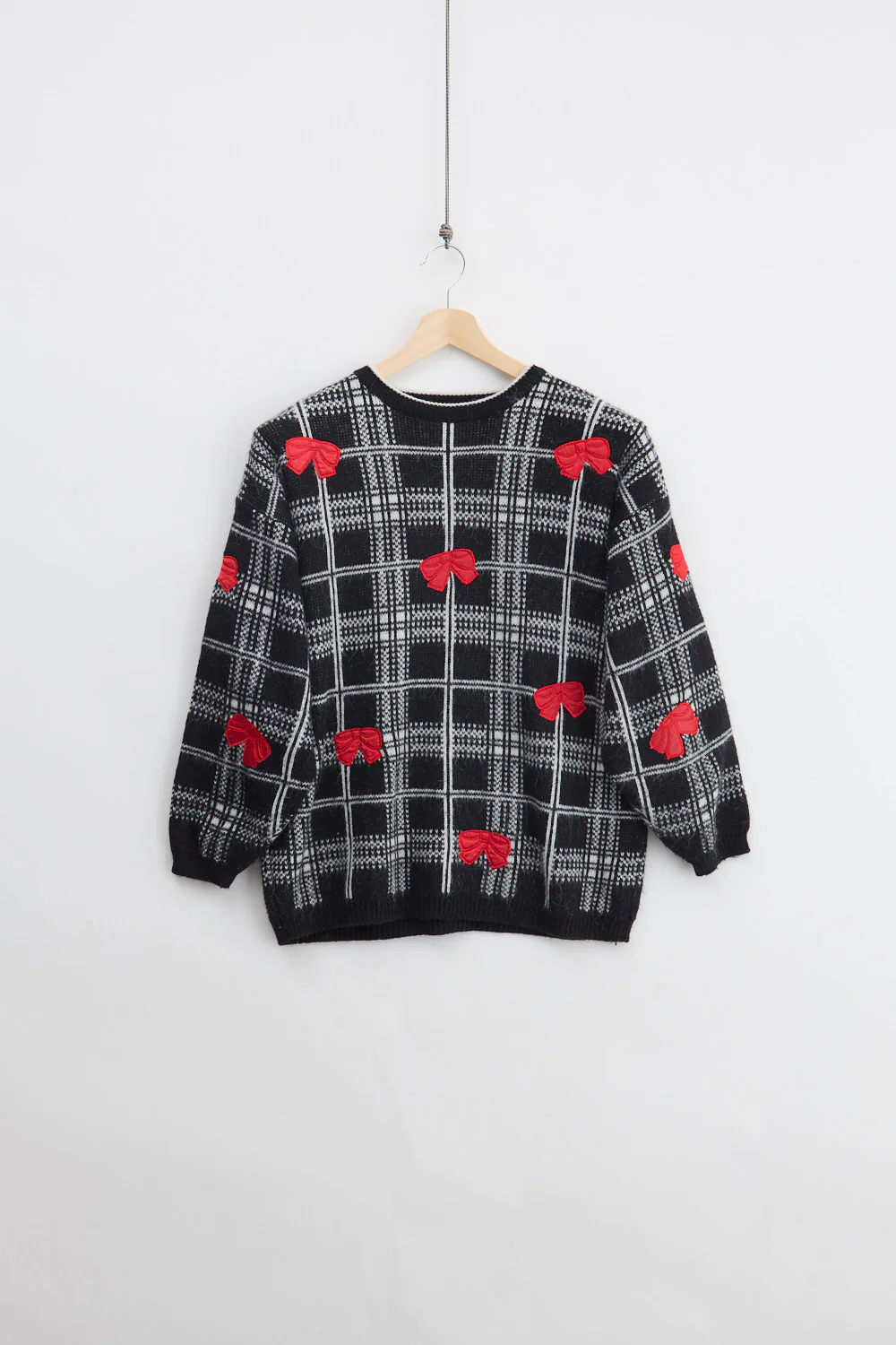 Bow Striped Knit Sweater (M)