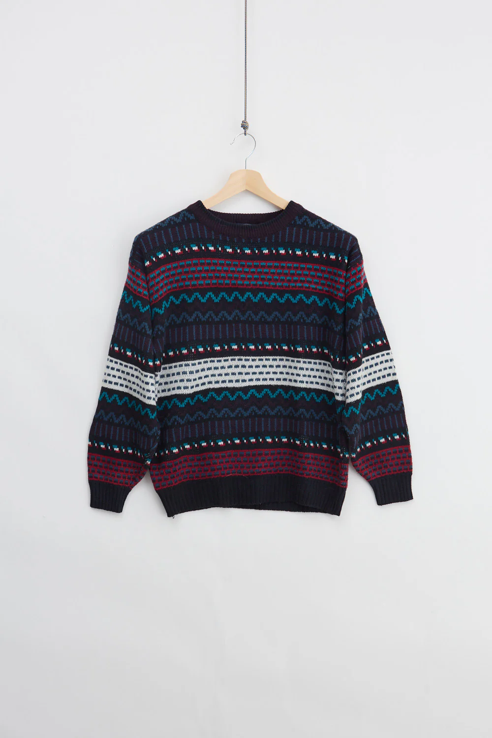 Pattern Knit Sweater (L)