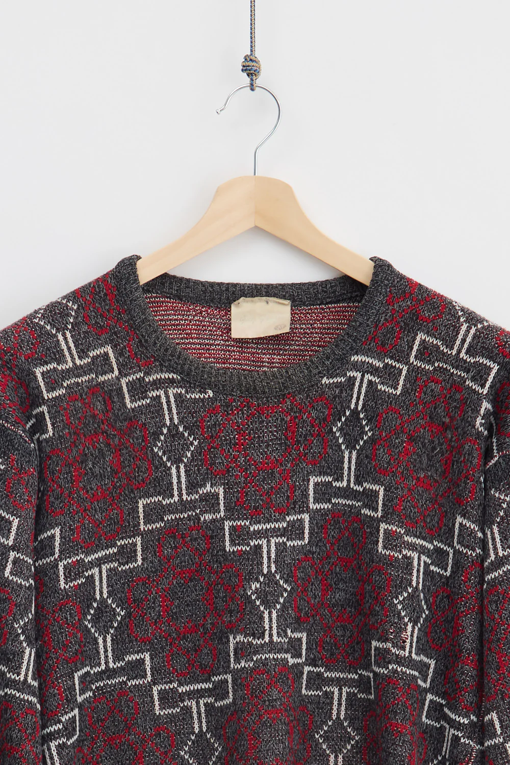 Pattern Knit Sweater (M) - Image 2