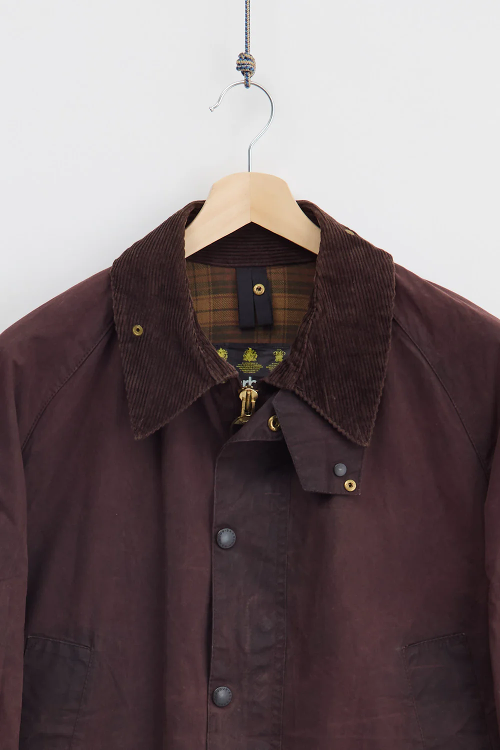 90's Barbour Bedale Waxed Jacket (XL) - Image 3