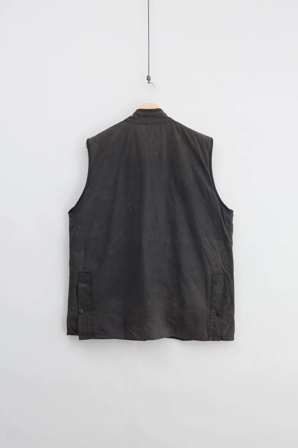 90's Barbour Westmoreland Waxed Vest (XL) - Image 2
