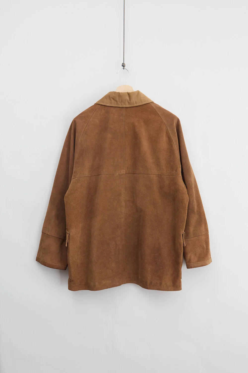 90's Heavyweight Suede Fireman Clasp Coat (XL) - Image 2