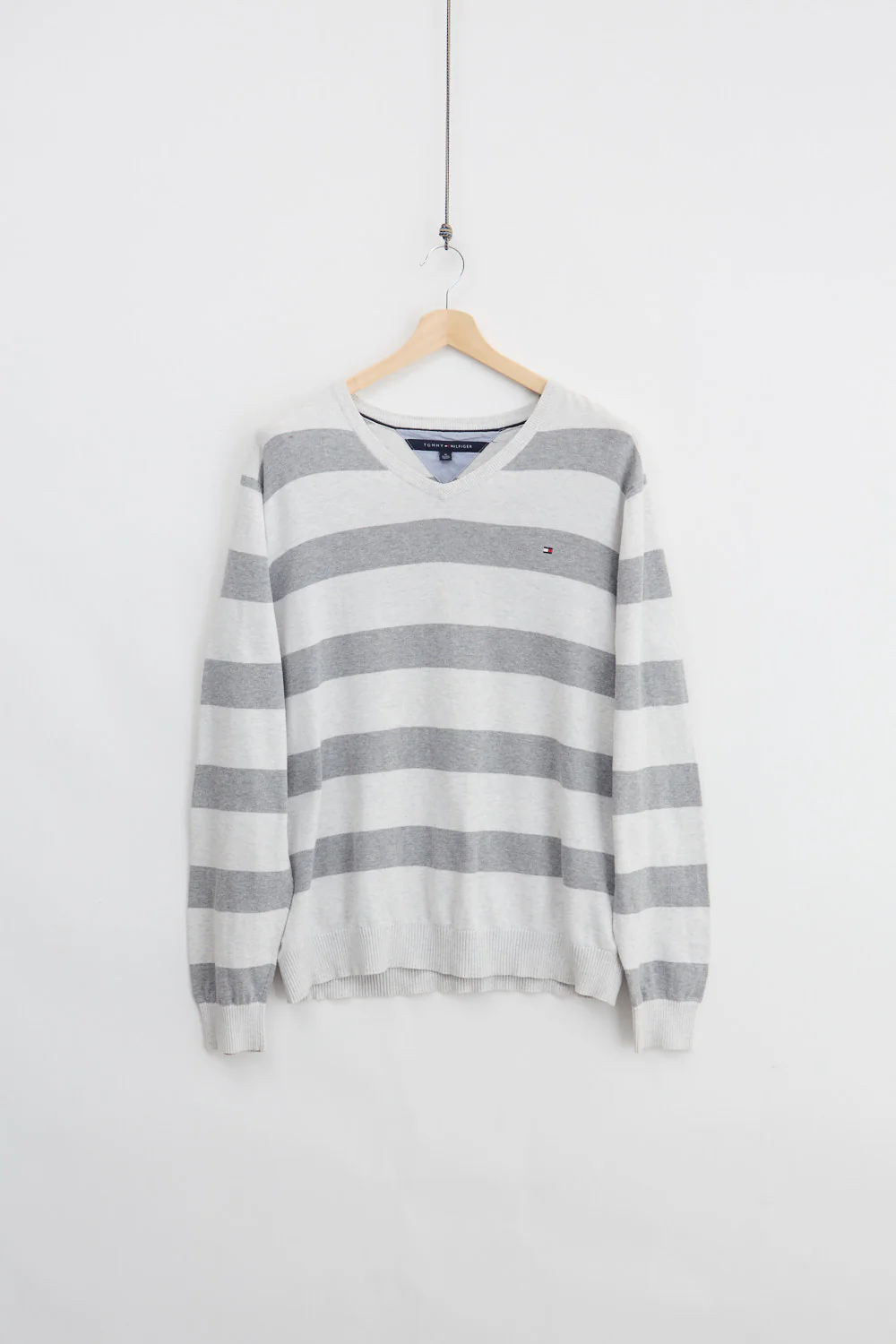 Tommy Hilfiger Striped Cotton Sweater (XL)
