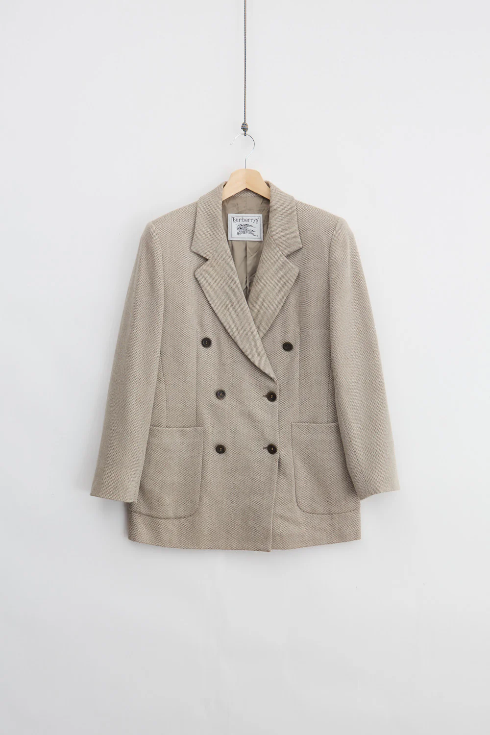 90's Burberry Womens Wool Blazer (S)