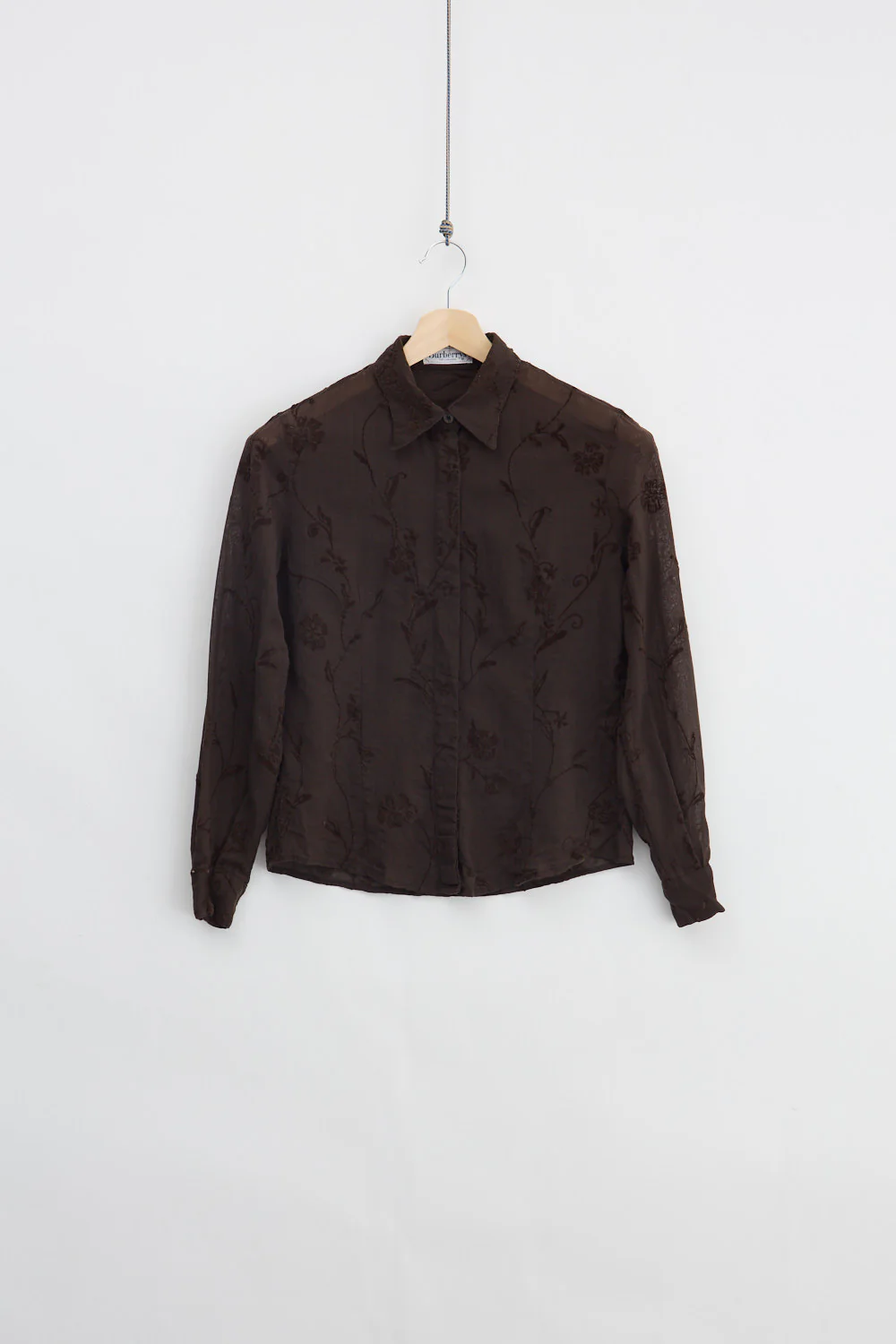 90's Burberry Womens Linen Shirt (S)