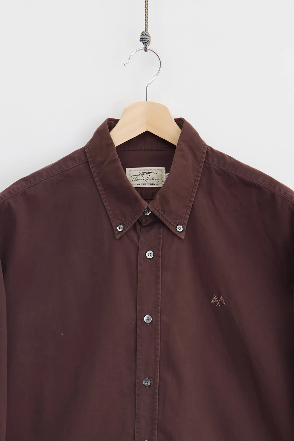 90's Thomas Burberry Shirt (2XL) - Image 2