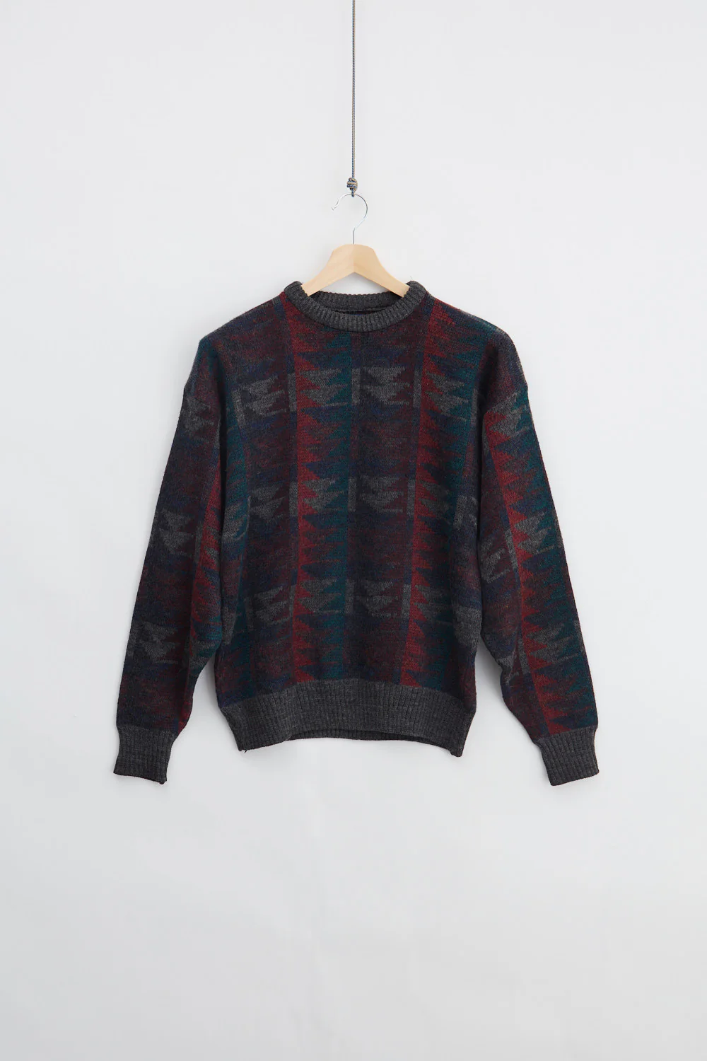 Jaquard Knit Sweater (L)