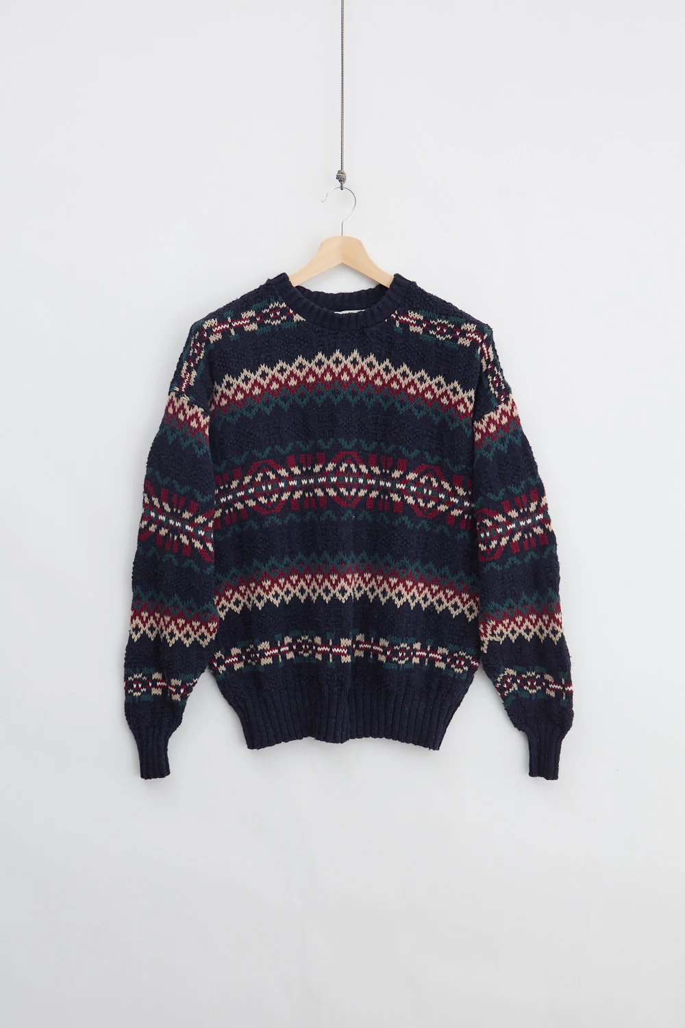 Cotton Knit Sweater (L)