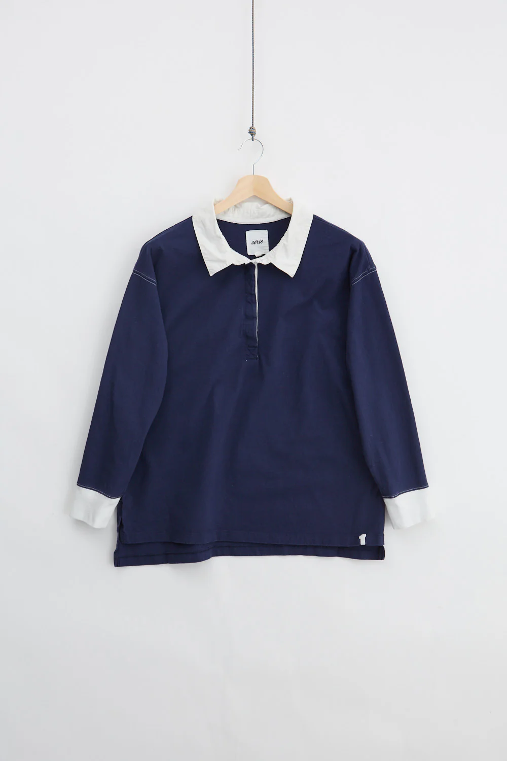 Navy Rugby Shirt (S)