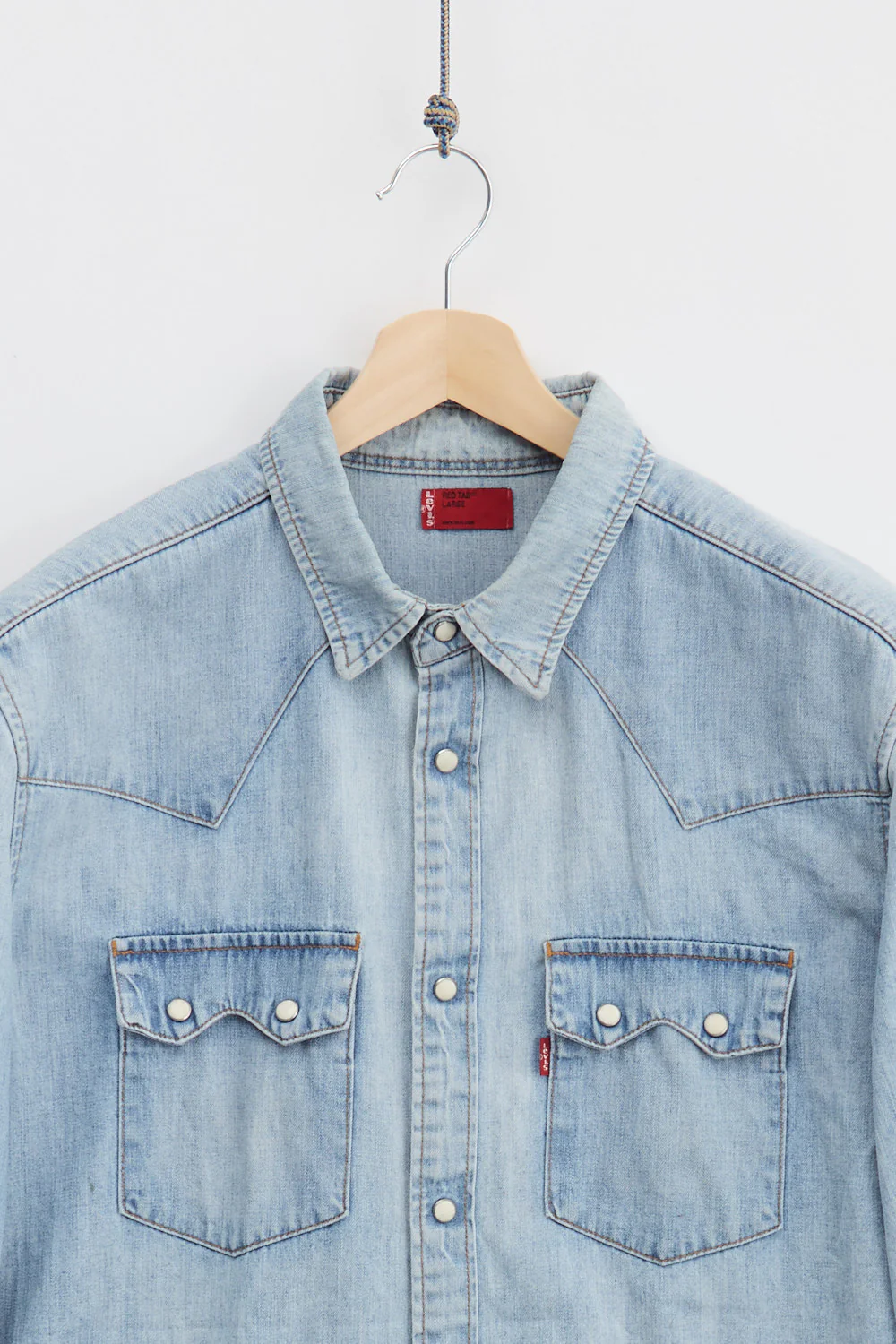 Levi's Western Denim Shirt (L) - Image 2
