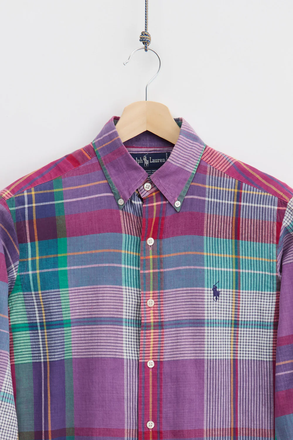 Ralph Lauren Madras Shirt (M) - Image 2
