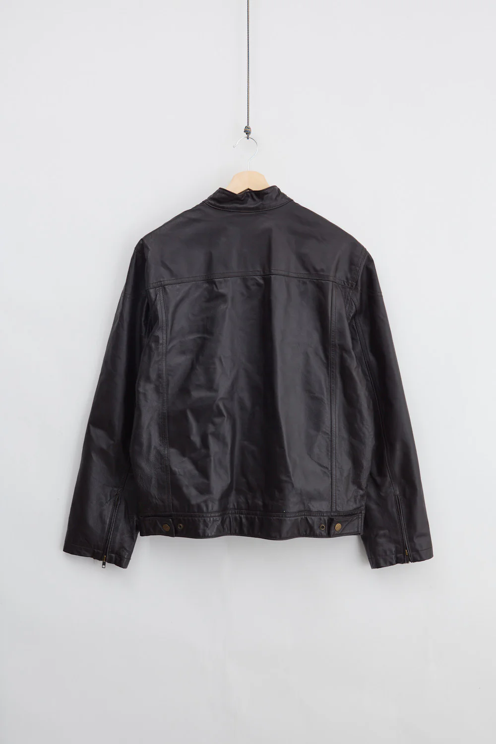 Leather Biker Jacket (2XL) - Image 2