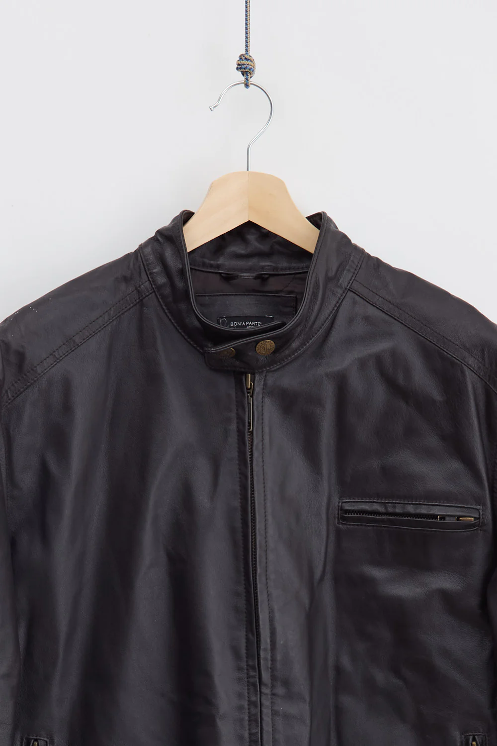 Leather Biker Jacket (2XL) - Image 3
