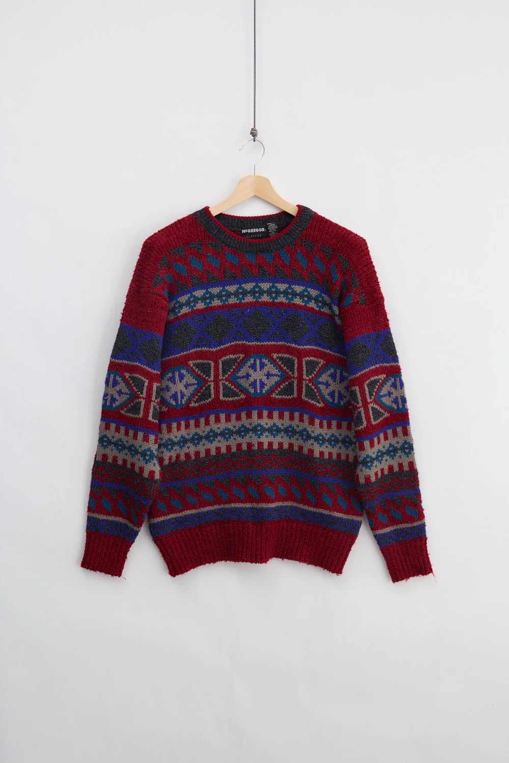 Jaquard Knit Sweater (L)
