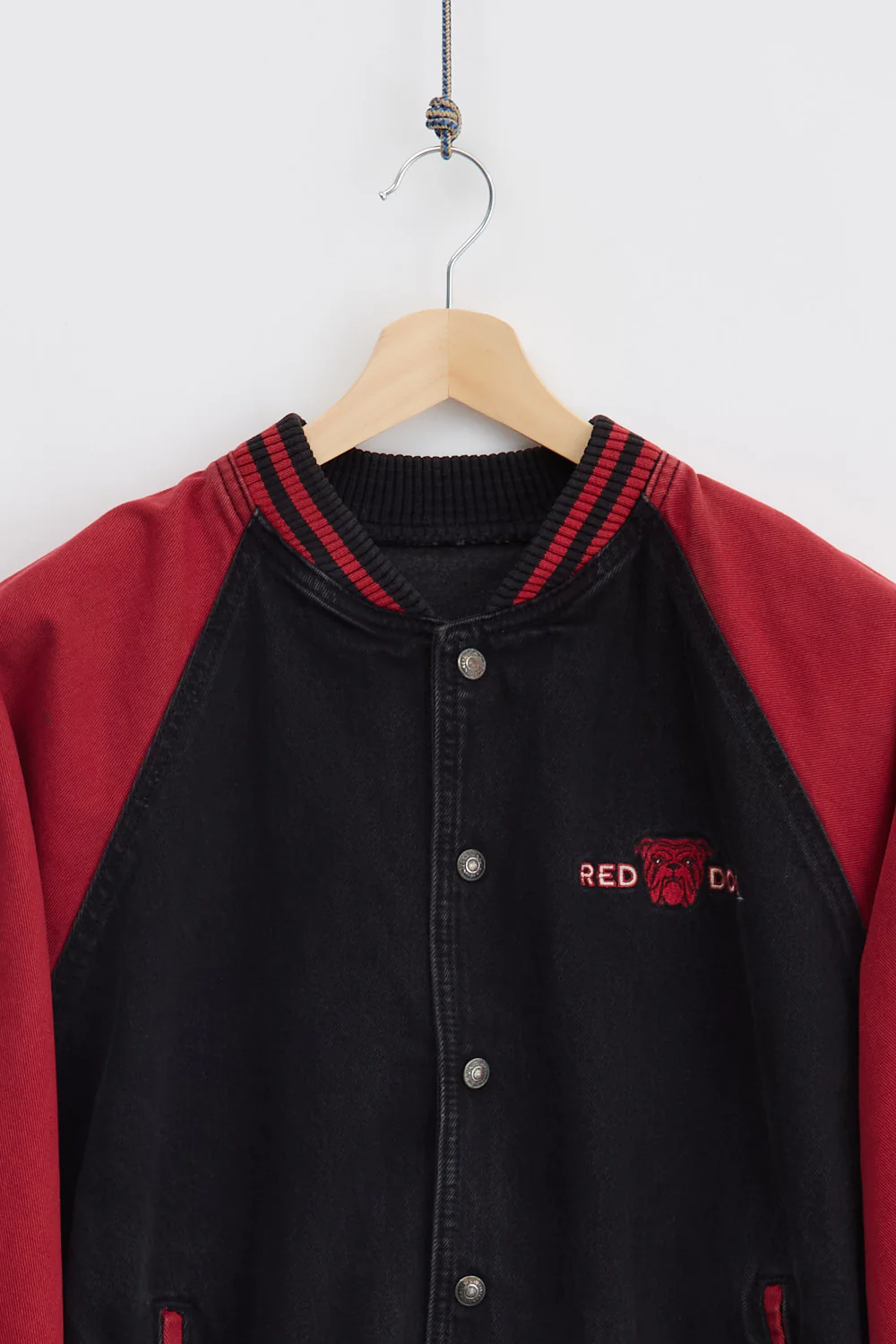 Red Dog Varsity Denim Jacket (XL) - Image 3