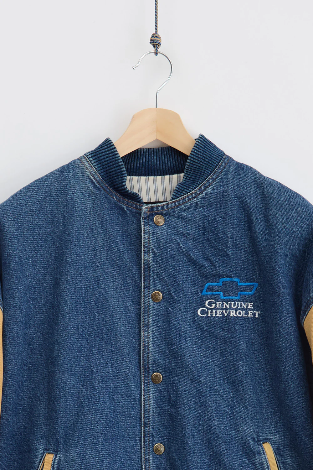 Chevrolet Varsity Denim Jacket (M) - Image 3