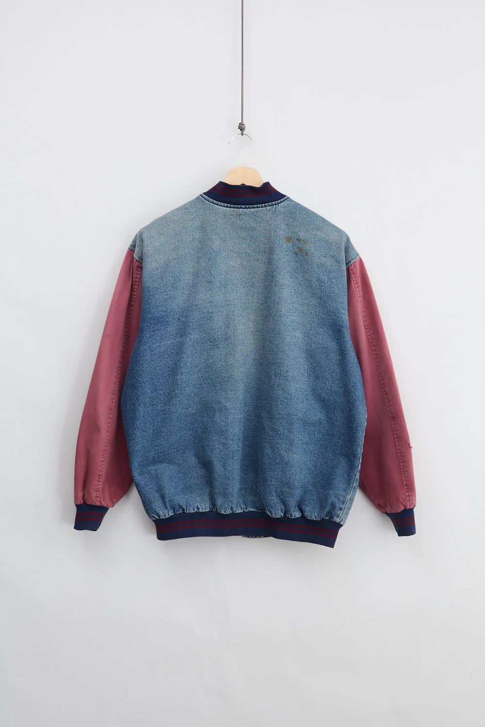 Varsity Denim Jacket (L) - Image 2