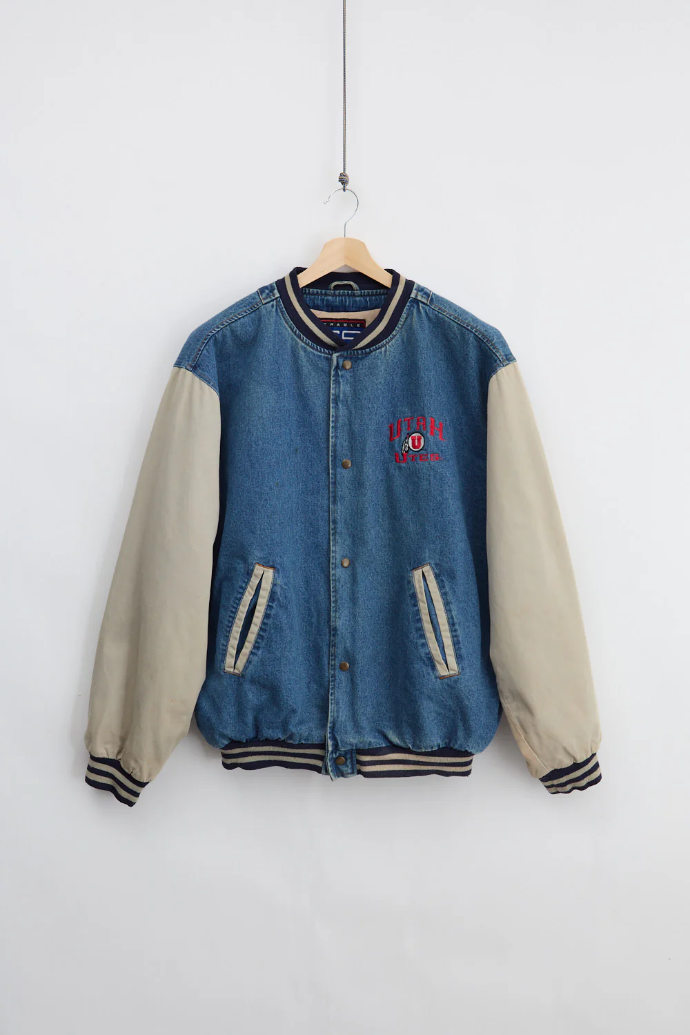 Utah Utes Varsity Denim Jacket (XL)