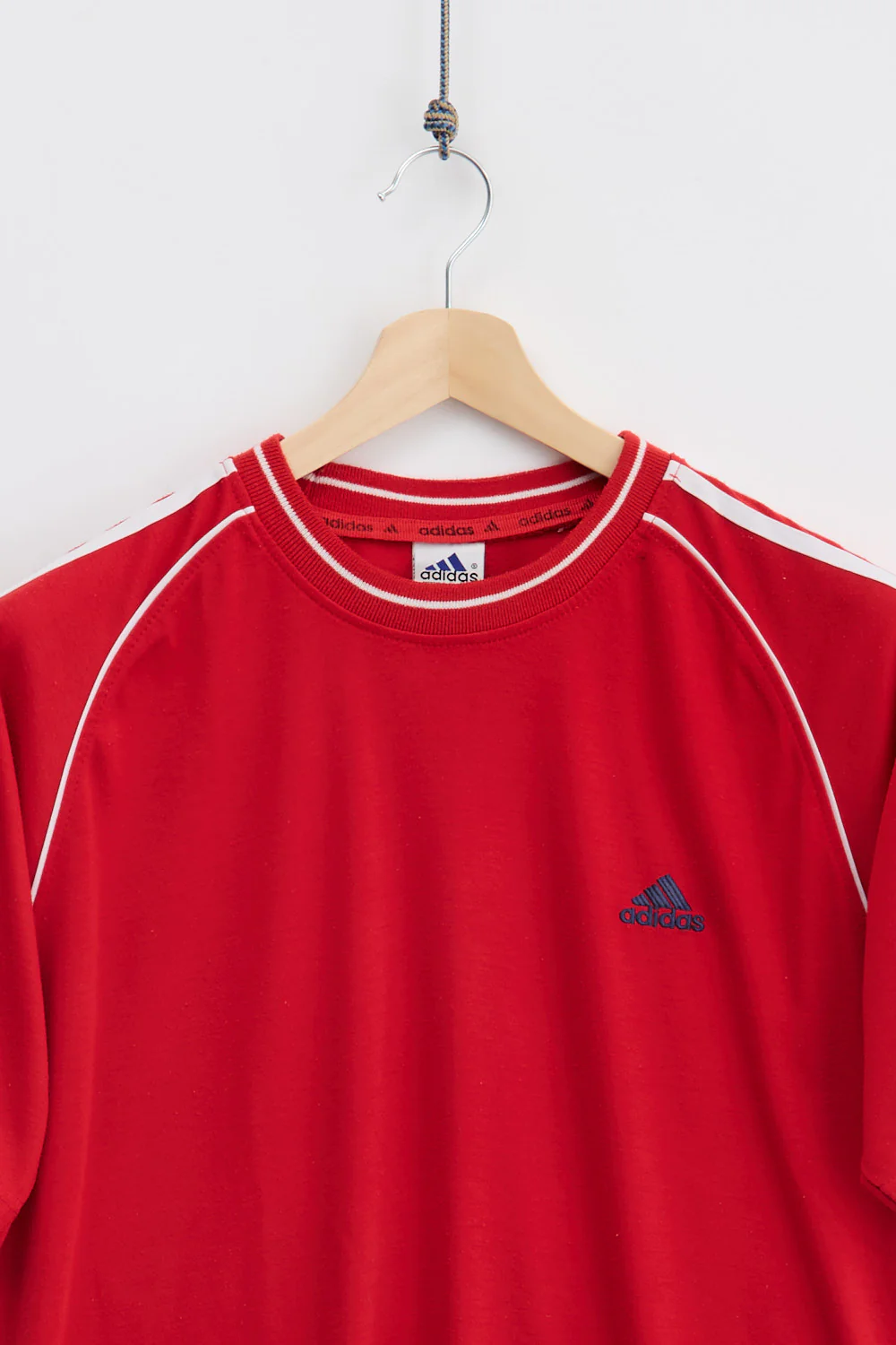 Adidas Striped Tee (M) - Image 2