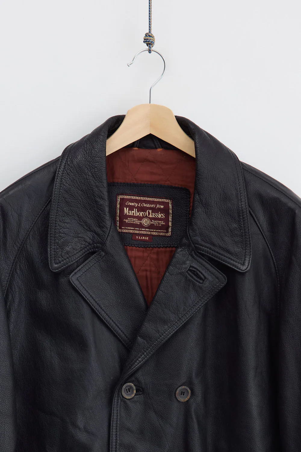 Marlboro Classics Leather Carcoat (XL) - Image 3