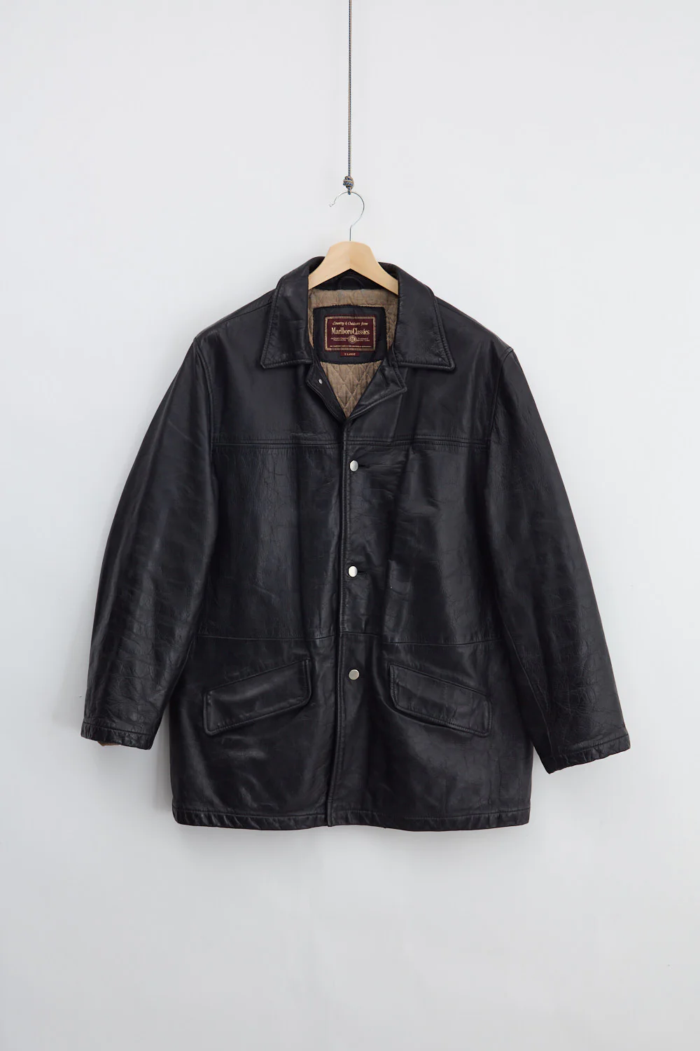 Marlboro Classics Leather Carcoat (XL)