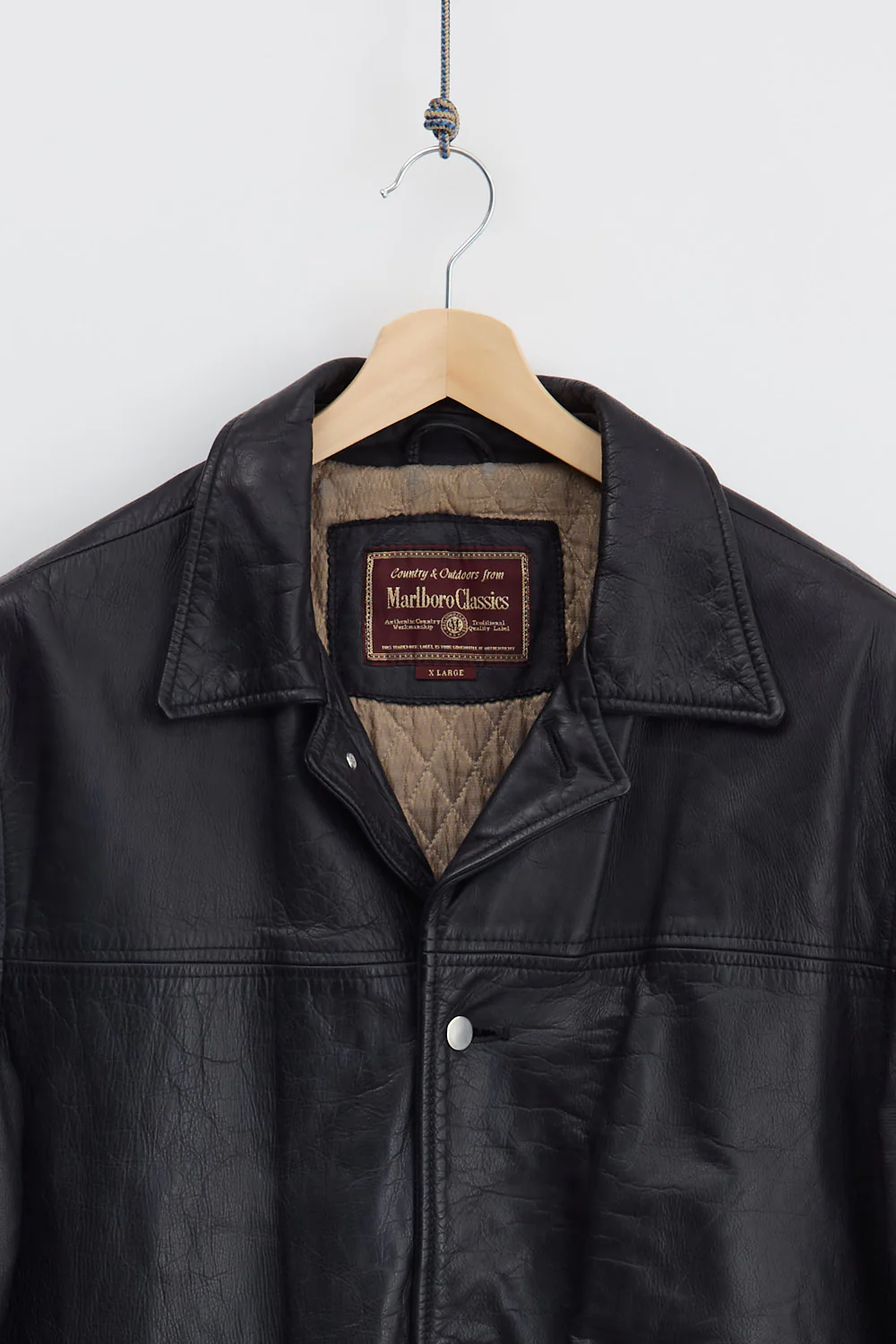 Marlboro Classics Leather Carcoat (XL) - Image 3