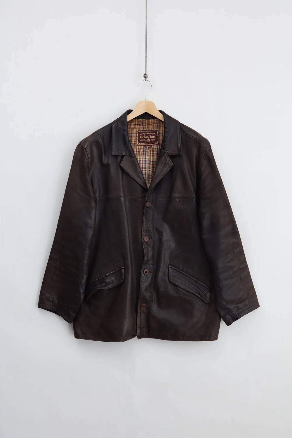 Marlboro Classics Leather Carcoat (XL)