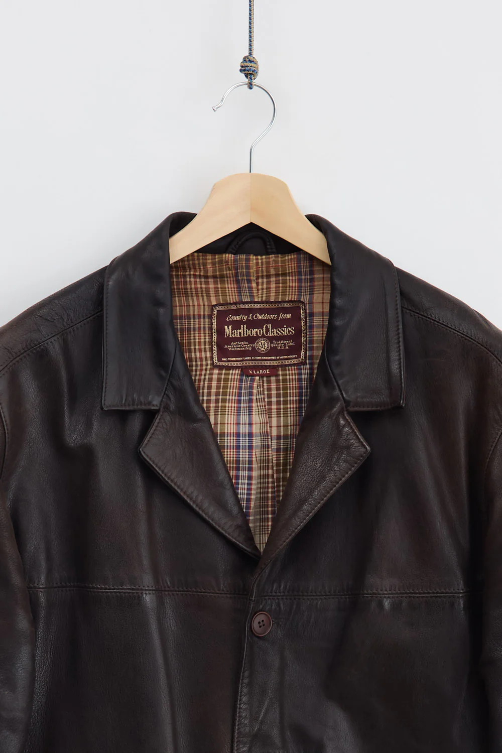 Marlboro Classics Leather Carcoat (XL) - Image 3