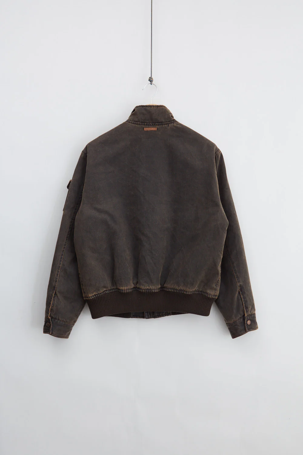 Marlboro Classics Padded Waxed Bomber Jacket (L) - Image 2