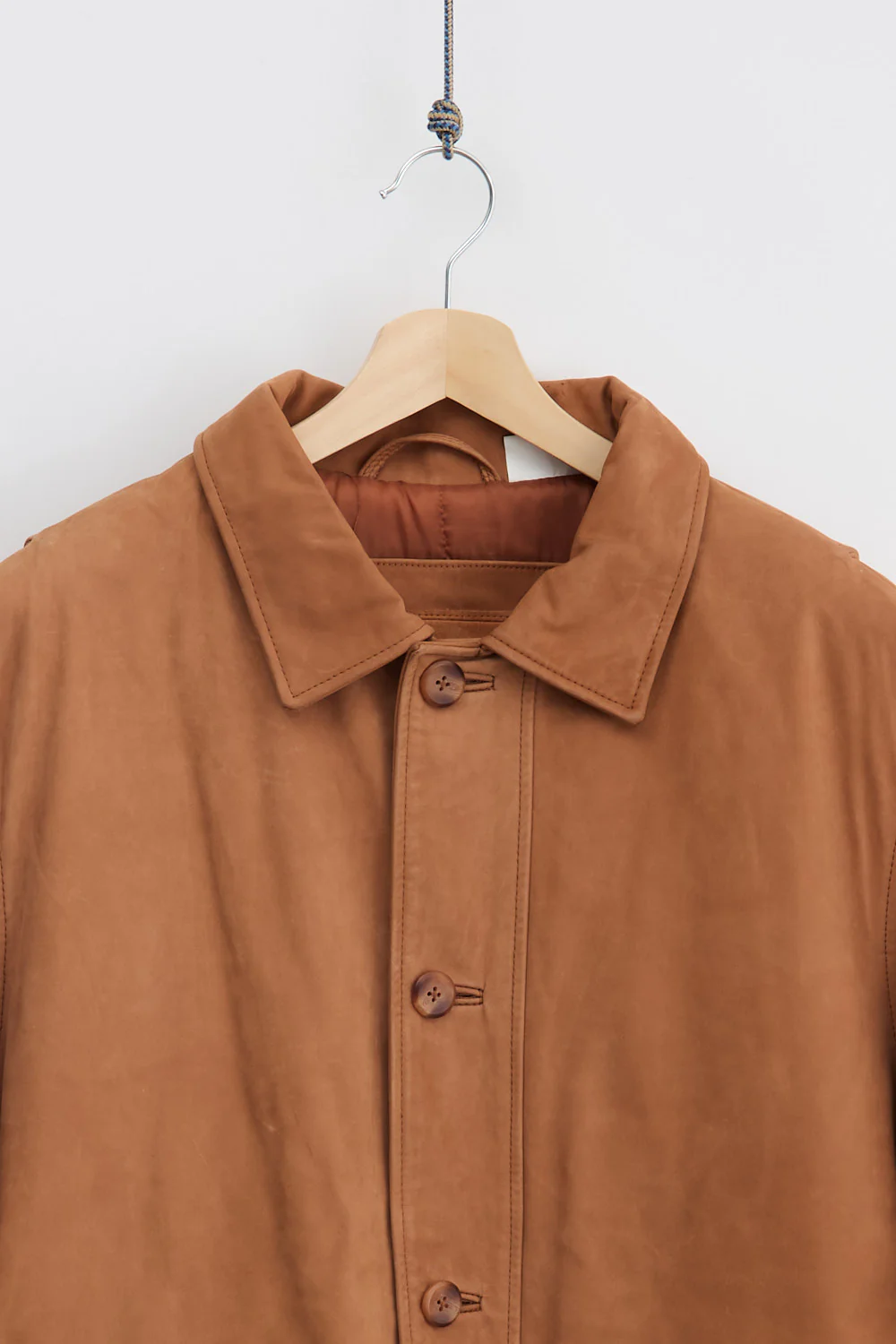 Timberland Padded Numbuck Leather Carcoat (M) - Image 3