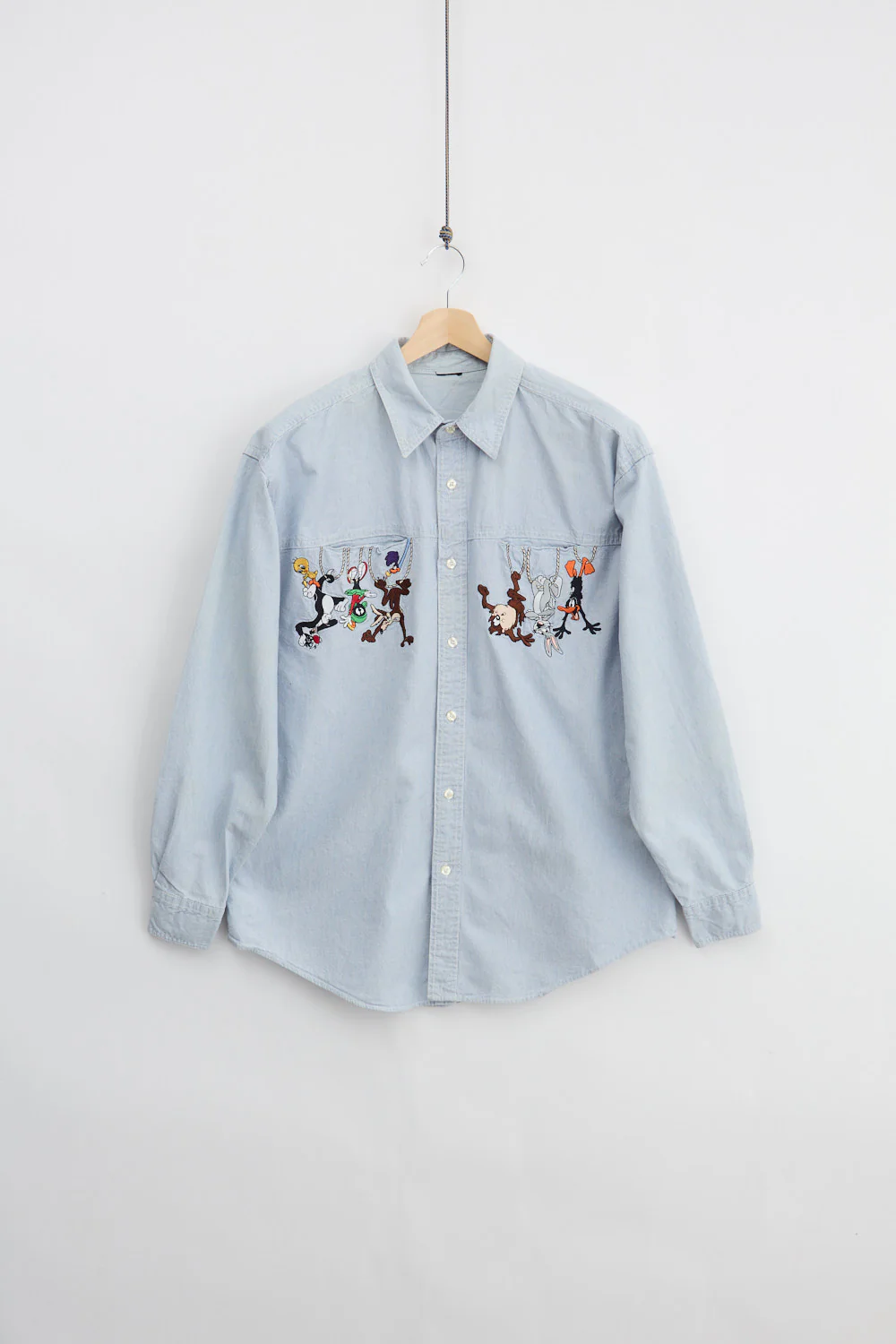 Looney Tunes Cast Denim Shirt (L)
