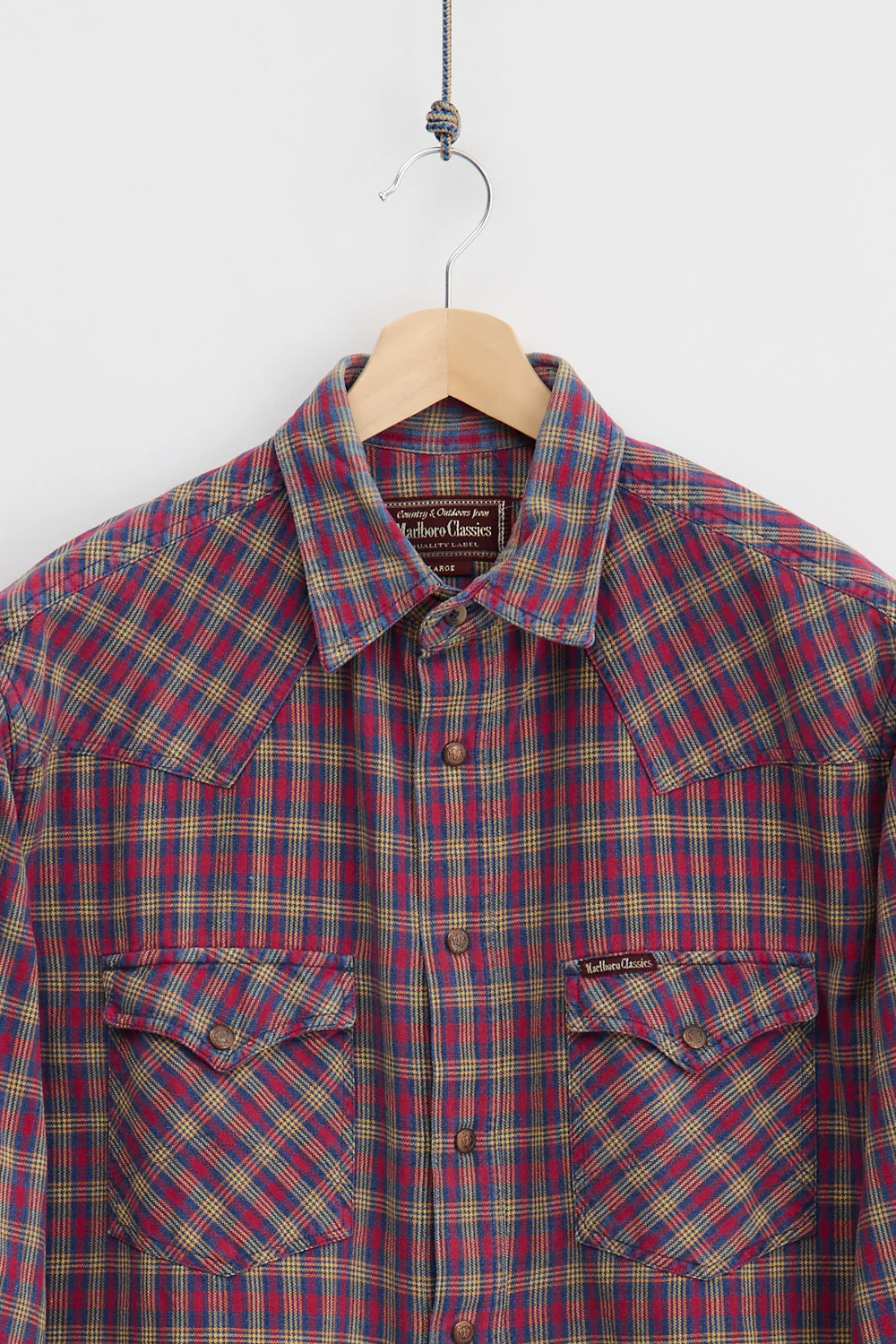 Marlboro Classics Western Flannel Shirt (L) - Image 2