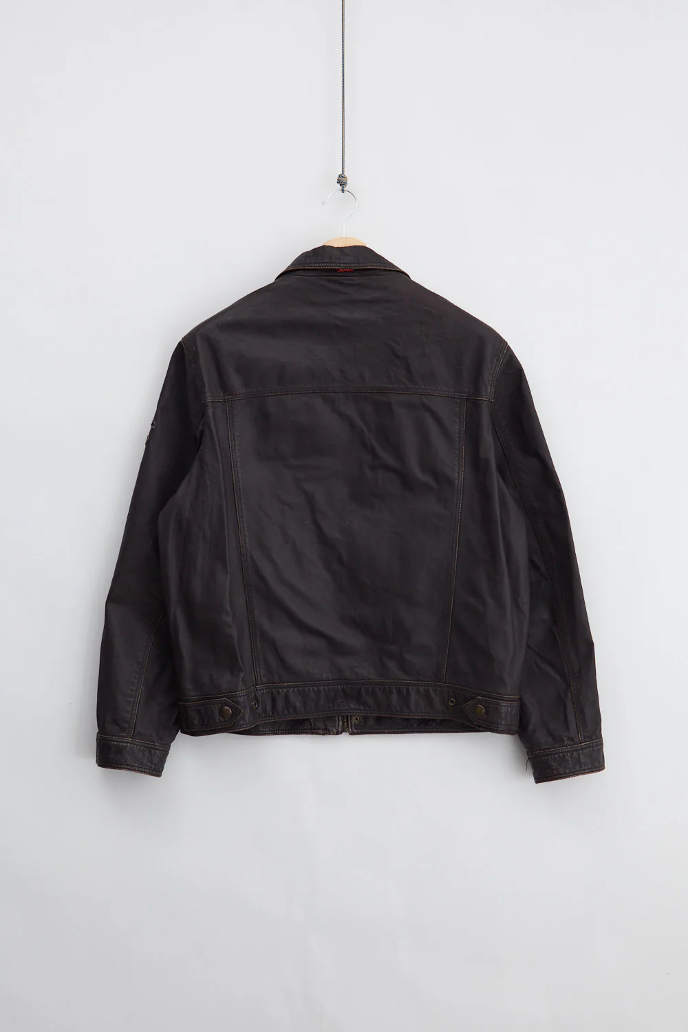 DNR Leather Bomber Jacket (XL) - Image 2
