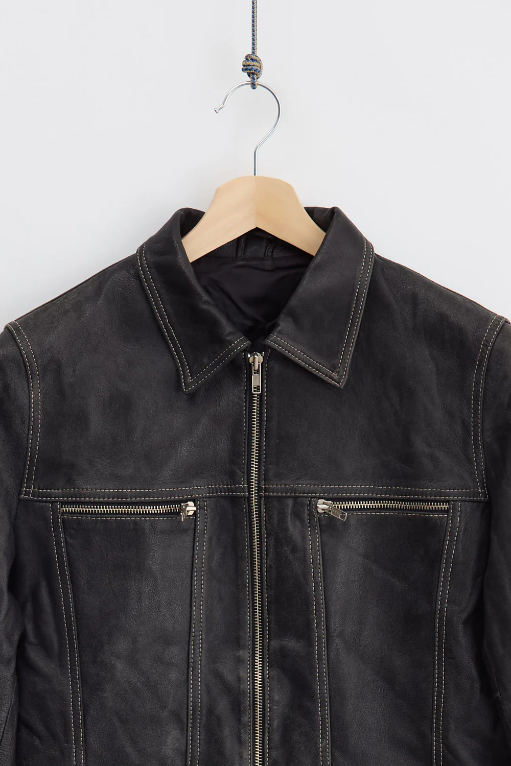 Women's Leather Jacket (L) - Image 2