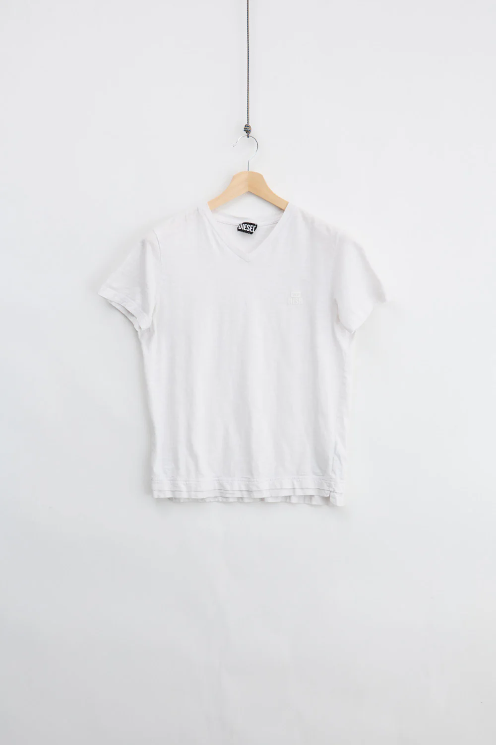 Diesel V-Neck Logo Tee (M)