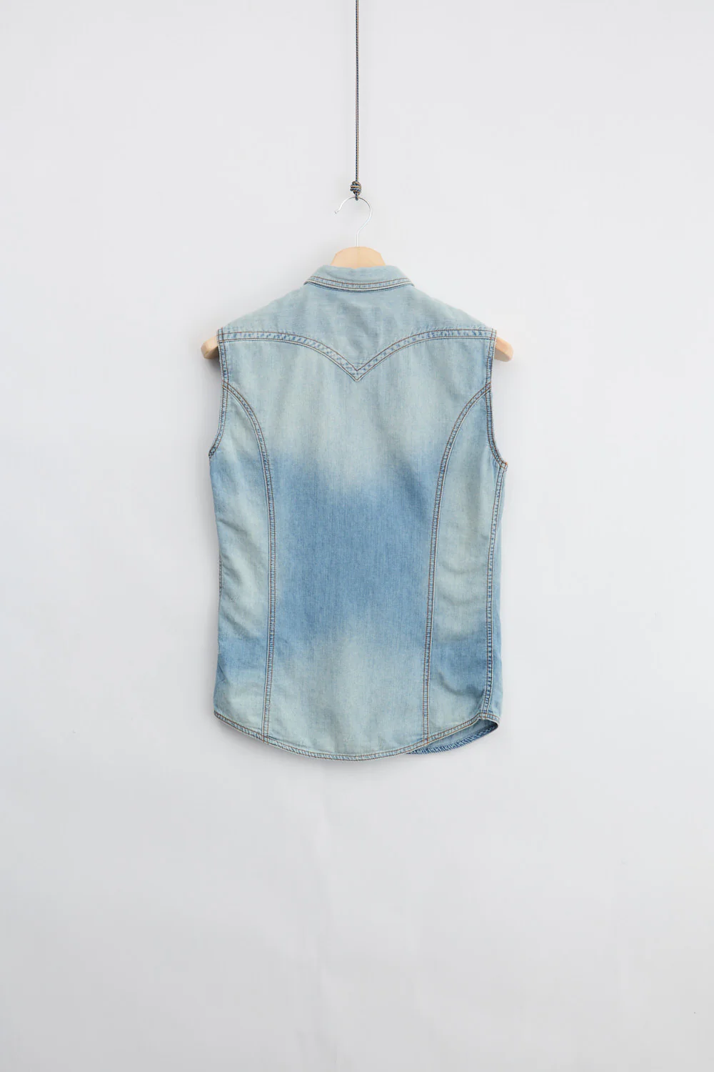 Diesel Shortsleeve Denim Vest (S) - Image 2